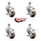 Service Caster 3 Inch High Temp Glass Filled Nylon 12mm Threaded Stem Caster Set with Brake SCC-TS20S314-GFNSHT-TLB-M1215-4 - alternate 4
